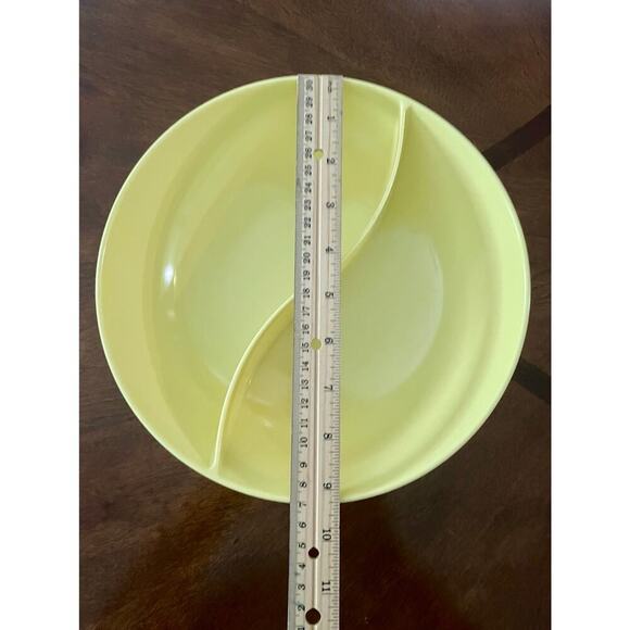 Vintage Yellow Windsor Melmac Divided Serving Bowl Mid-Century Modern Bowl - Picture 3 of 6